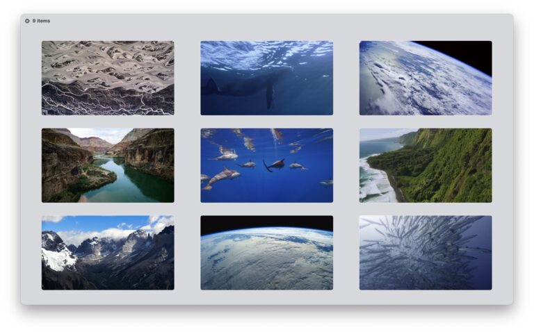 moving wallpapers and Ariel screensavers on your MacBook