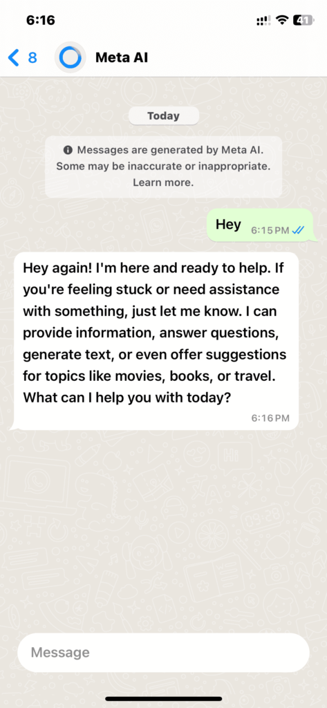 How to Use Meta AI on WhatsApp